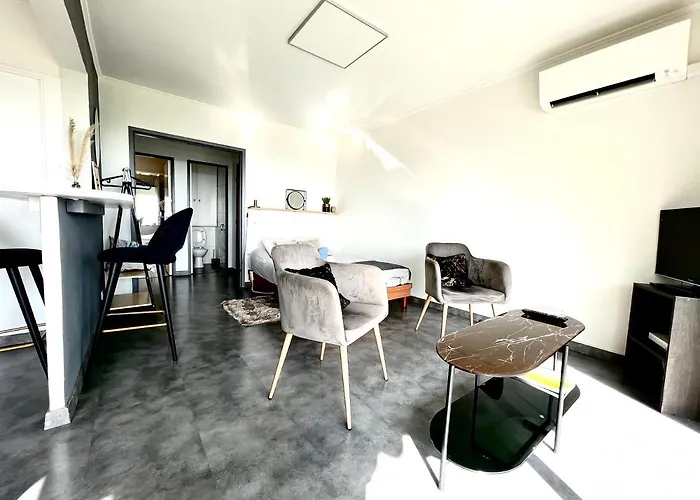 Διαμέρισμα Le View, Climatise Vue Panoramique, Parking Gratuit, Wifi Μεντόν